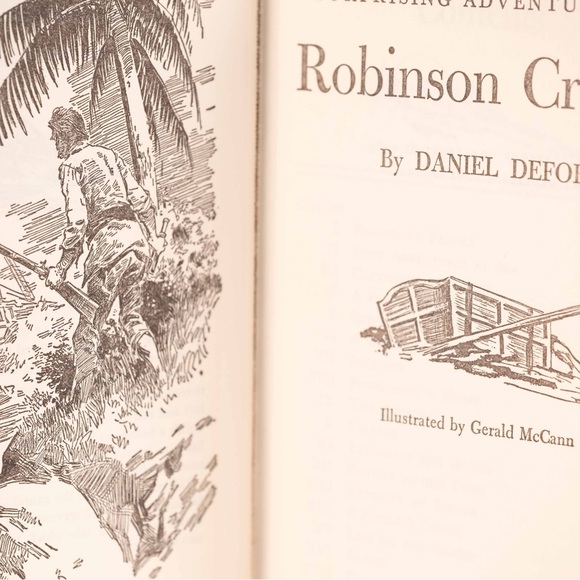 Robison Crusoe and The Swiss Family Robinson companion library 1963 - Picture 8 of 9